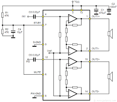 Complete stereo amplifier circuit including printed circuit board to power of 2 x 15 watts. Tda7297 15w 15w Stereo Amplifier Kit