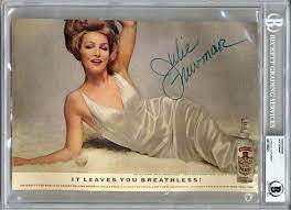 JULIE NEWMAR SIGNED 11x8 1962 SMIRNOFF MAGAZINE ADVERTISEMENT RARE BECKETT  BAS | eBay