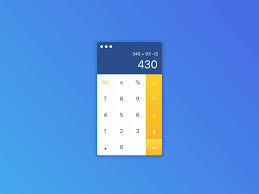 Calculator Widget Widget Calculator Widget Design