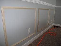 Most often used in conjunction with wainscoting it also can be used with thick paneling. Chair Rail Ideas Chair Rail Ideas For Dining Room Chair Rail Ideas For Hallway Chair Rail Moldin Wall Moulding Panels Decorative Wall Molding Diy Molding