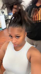 Invisible Quickweave Ponytail Tutorial by Johna Jackson