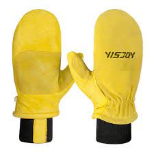 China Outdoor Waterproof Winter Best Leather Snowboard Snow Ski Sport Mittens China Customized Snowboarding Mittens And Man Ski Mittens Price