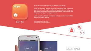 Search job opportunities in malaysia: Zippy Tap App On Behance