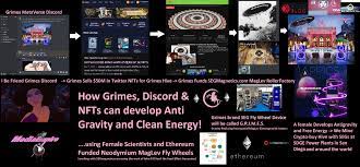 I Educate Grimes Discord On Maglev Fly Wheel Seg Antigravity Grimes Sells 50m In Twitter Wax Nfts Grimes Funds Segmagnetics Com Maglev Roller Factory Females Develop Propulsion Free Energy