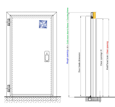 The gap allowed under the door for floor coverings is 20mm and the frame will need to be cut down in accordance to individual floor coverings. What Is The Clear Opening Of A Cold Room Door And Why Is It Important