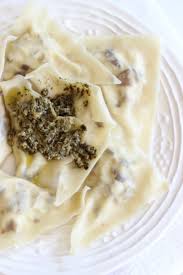 Easy Homemade Three Cheese Mushroom Ravioli Pesto Mushroom Ravioli Stuffed Mushrooms Ravioli