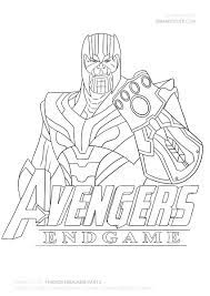 Avengers endgame thanos coloring pages. Thanos Coloring Pages Coloring Home