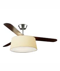 Brushed nickel ceiling fan from the home decorators collection. Modern Ceiling Fan With Light And Drum Shade