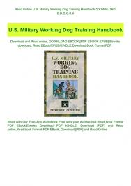Military format torrents for free, downloads via magnet also available in listed torrents detail page, torrentdownloads.me have largest bittorrent database. Read Online U S Military Working Dog Training Handbook Download E B O O K