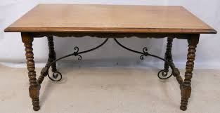 Vab5) france | 18th century french 1750s period louis xv walnut console table with serpentine front $5,950 (no. Spanish Style Oak Coffee Table