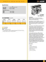 Cat 3126 customer parameter worksheet. Cat Industrial Engines Brochure