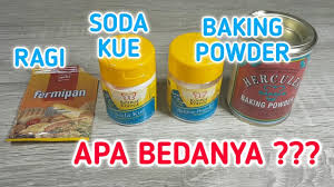 Berikut ini 10 perbedaan soda kue, baking soda dan baking powder. Ragi Soda Kue Baking Powder Perbedaan Dan Kegunaan Youtube