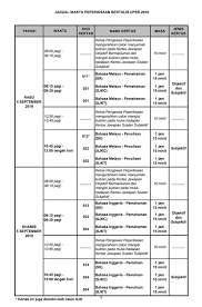 Murid tahun 6 akan menduduki peperiksaan ujian pencapaian sekolah rendah (upsr) pada sekitar bulan september. Jadual Upsr 2019 Rasmi Pendidik2u