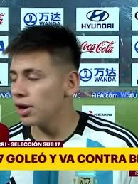 Selección Argentina Sub 17: la palabra de Claudio Echeverri después de la  victoria frente a Venezuela por 5-0