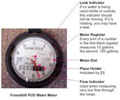 Nov 13, 2014 · if your meter says cf or cubic feet on the dial, multiply the water use by 7.48. Foresthill Pud How To Read Your Meter