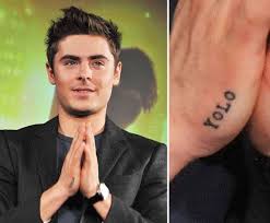 Explore creative & latest biceps tattoo ideas from biceps tattoo images gallery on tattoostime.com. Zac Efron Yolo Tattoo Zac Efron Tattoo Celebrity Tattoos Zac Efron