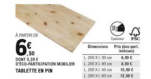 Animation à la verticale en dandinant.… Offre Tablette Sapin Chez Eleclerc Brico