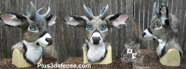 How to fur foam deer skull bases. Deer Head Weasyl