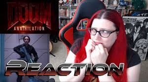 We don't want to hear about how a different doom community banned you. Doom Annihilation Doomguy Vs Doomchick Drama Trailer Reaction Youtube