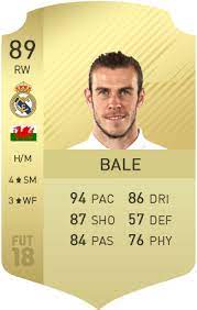 Gareth bale fifa 19 might be the last year players get to use the welsh international as a member of real madrid. Gareth Bale Fifa 18