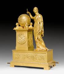 C1812 15 Clock L Astronomie Egyptienne Empire The Bronze Probably By J F Deniere Jean Francois Deniere Active Until 18 Antique Clocks Clock Retro Clock