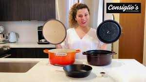 Cast iron vs enameled cast iron which is right for you? Staub Vs Le Creuset Youtube