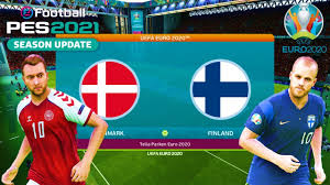 Denmark's players react as their teammate christian eriksen lays on the ground during the euro 2020 soccer championship group b match between denmark and finland at parken stadium in copenhagen. Pes 2021 Denmark Vs Finland Euro 2020 Parken Stadium Copenhagen Gameplay Pc Youtube