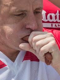 Hot dog eating controversy as defending champ Joey Chestnut downs 74 for  record