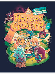Heroes Crossing Poster By Yankenpop In 2021 Legend Of Zelda Breath Legend Of Zelda Animal Crossing