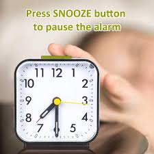Mauve, eggshell white, and dusty aqua blue. Freedelivery Sanlinkee Alarm Clock Bedside Battery Powered Analog Alarm Clocks Non Ticking Small Table Clocks Silent Alarm Clock With Luminous Large Display Snooze Light Function For Bedroom Office Electronics Others On Carousell