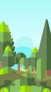  Green Botany Flat Forest Vector Premium Image By Rawpixel Com Te Forest Illustration Flat Background Vector