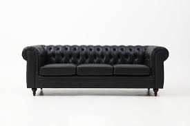 Bespoke to order, choose from various styles & colours. Modern Black Chesterfield Sofa Empirio