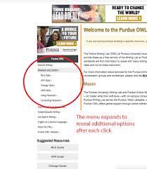A comprehensive guide to apa citations and format overview of this guide: Navigating The New Owl Site Purdue Writing Lab
