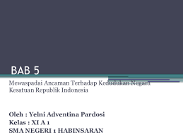 We did not find results for: Ppt Bab 5 Mewaspadai Ancaman Terhadap Kedudukan Negara Kesatuan Republik Indonesia Yelni Adventina Pardosi Academia Edu