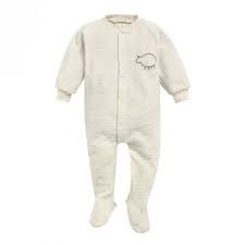 Pyjamas Med Fot Ullfrotte Pyjamas Klader Nyfodd
