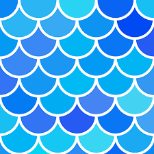 Mermaid Scales Pattern And Digital Paper Fish Scales Pattern Round Tiles Digitalpaper Fish Scale Pattern Paper Fish Mermaid Scales