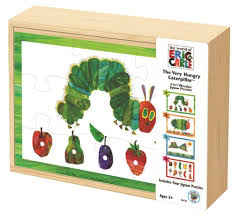 Carle is creator of the popular children's book the very hungry caterpillar, which has sold over 50 million copies and been translated into 66. Very Hungry Caterpillar 4 In 1 Wooden Puzzle Toy At Mighty Ape Nz