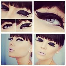 Black And White Winged Eyeliner Pin By Amanda Nicole On Makeup Rockabilly Makeup Eye Makeup Dramatic Makeup