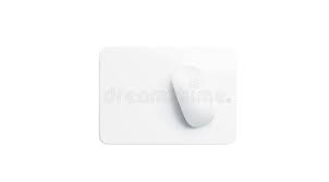 Download Blank White Square Mouse Pad Mock Up Front View Isolated Stock Illustration Illustration Of Device Computer 123909997