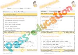 Bilan et évaluation avec correction à imprimer de la catégorie l'adjectif qualificatif : Evaluation Avec Correction L Adjectif Qualificatif Ce2 Cycle 2