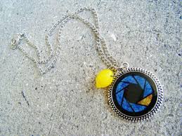 Portal Lemons Aperture Science Necklace Etsy Science Necklaces Aperture Science Necklace