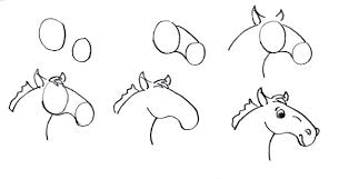 Draw Cartoon Horses Step By Step My most recent cartoon horse head thats finished. draw cartoon horses step by step