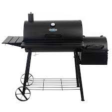 King Griller Smokin Ace 30 In Black Barrel Charcoal Grill In The Charcoal Grills Department At Lowes Com