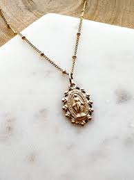 Image of Immaculate Medal Necklace