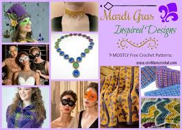 Choose from sweaters, kids' clothes, toys and accessories to suit all levels of experience. Mardi Gras Inspired Designs Pattern Collection Cre8tion Crochet