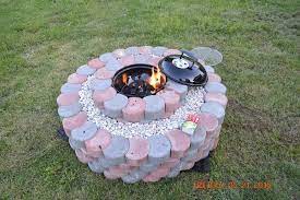 Image Result For How To Turn A Charcoal Grill Into A Fire Pit Fire Pit Designs Stone Fire Pit Diy Fire Pit