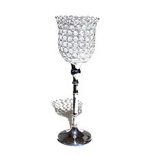 Gorham full lead crystal candlestick holder 5 3/4 tall tulip crystalities. Tall Crystal Candle Holder Crystal Wedding Centerpiece Candle Holder Wholesale