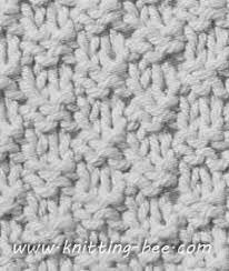 Double Seed Stitch Knitting Pattern Loom Knitting Patterns Loom Knitting Loom Knitting Stitches