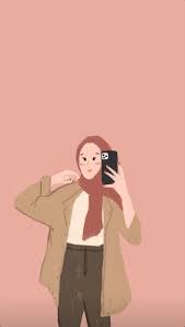 Gambar Pp Whatsapp Hijab Aesthetic Kartun Hd Download Di 2021 Ilustrasi Karakter Vintage Cartoon Seni Kartun