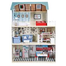 Pensar en cómo revivir la esencia de lo que un juguete es y debería ser. Imaginarium Doll House The Inside Feels Like A Real House So Cute Casa De Munecas De Madera Casa De Munecas De Carton Casas De Munecas